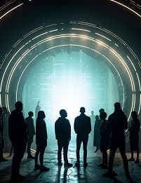 Career application form decorative background